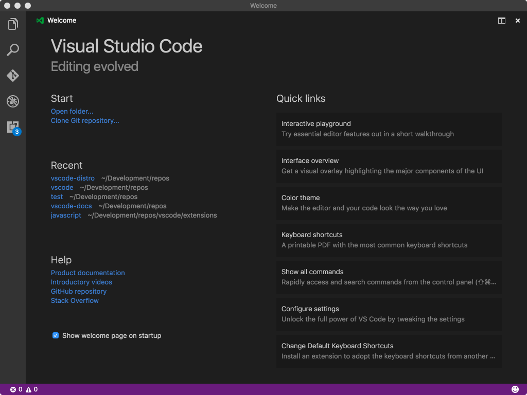 Visual Studio 1.9.0